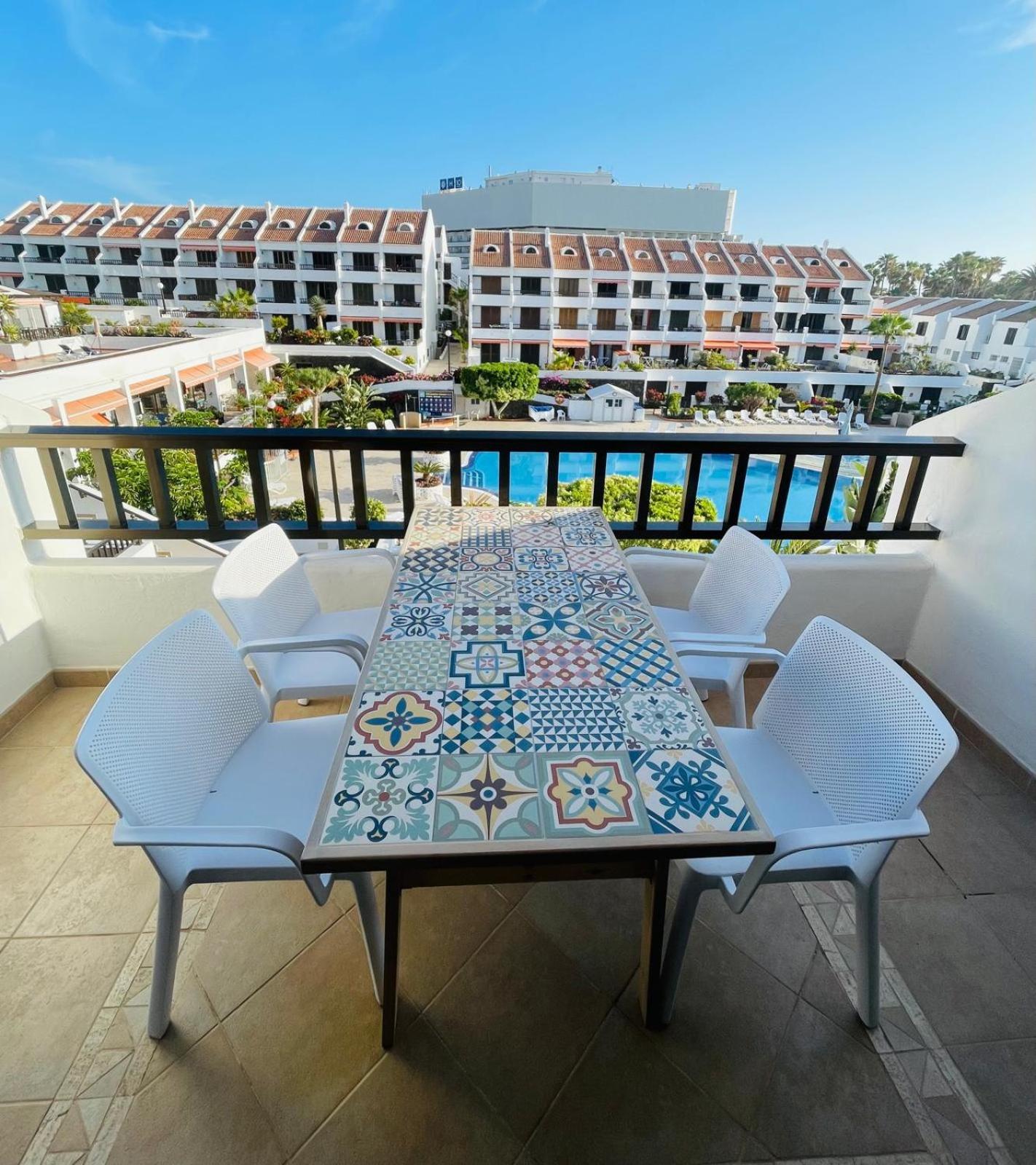 Duplex Michelle Parque Santiago I En Playa De Las Americas エクステリア 写真